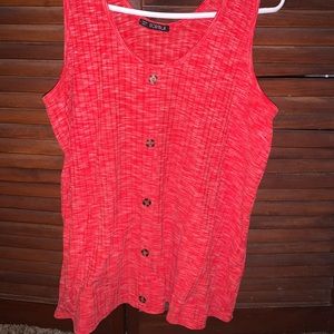 Very comfortable red tank top